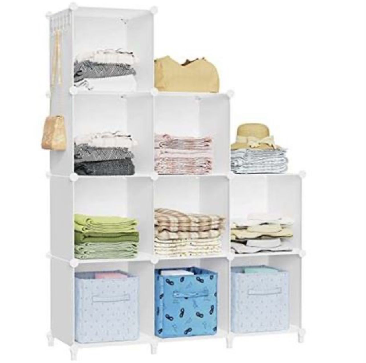 Closet Organizer, 9-Cube Closet Organizers and Storage