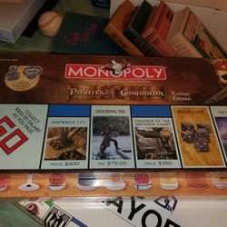 Pirates Of The Caribbean Monopoly Brand New