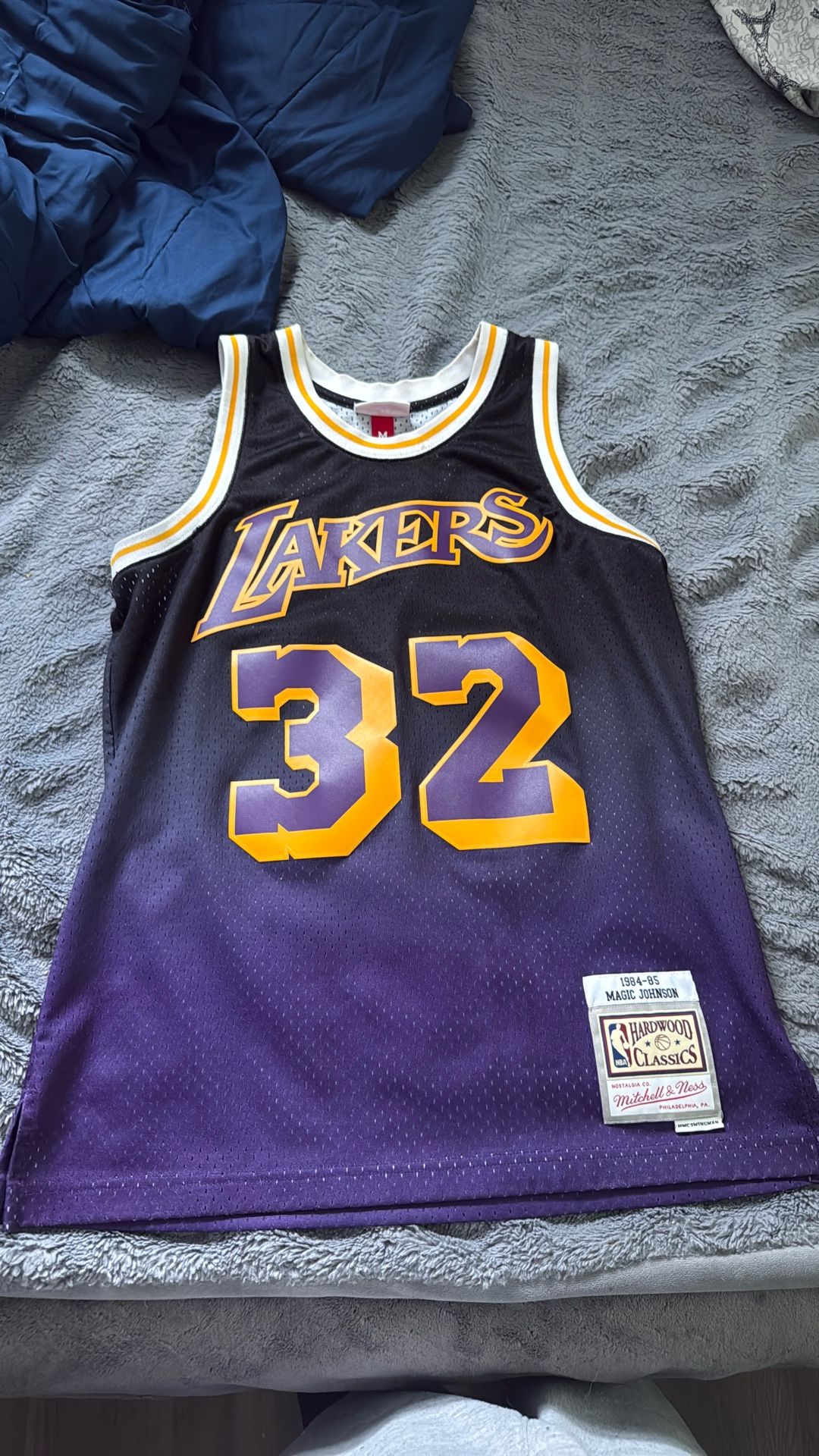Magic Johnson Lakers Jersey 1984-85