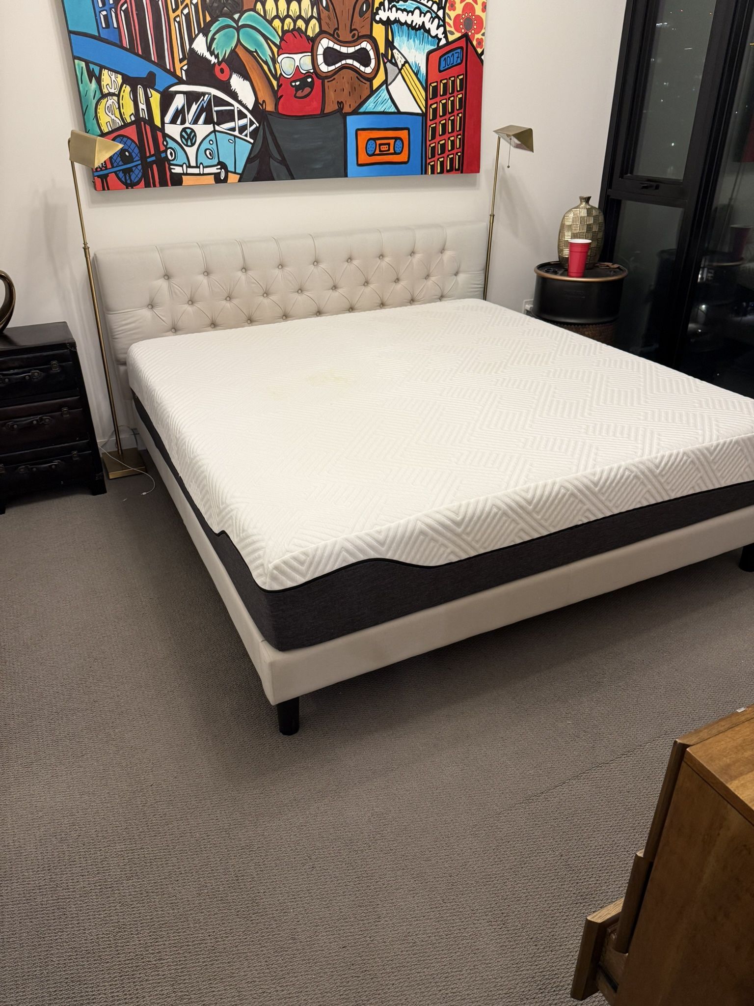 King Mattress + Bed Frame