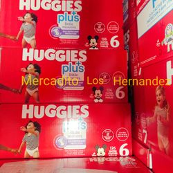 Huggies Little Movers Size 6 - 126 Diapers Pañales/ Firm price