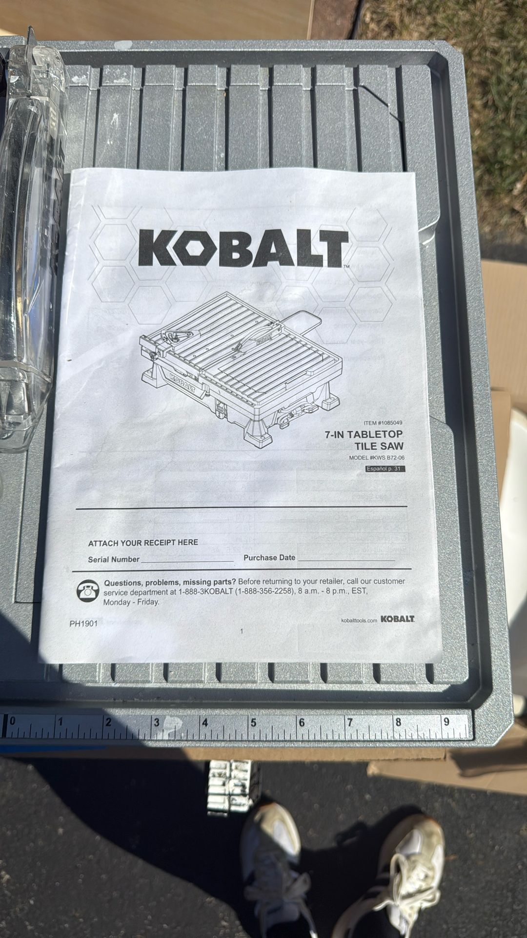Kobalt Tile Saw