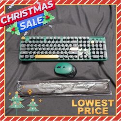 UBOTIE Dual Mode Colorful Wireless Keyboard,