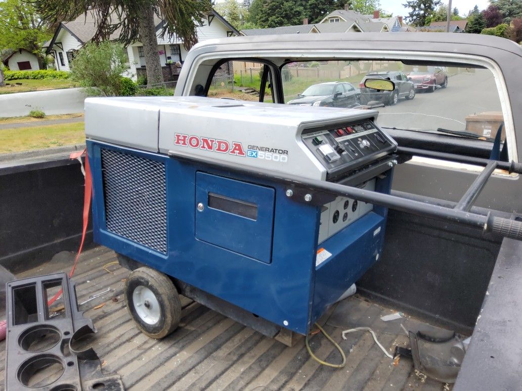 Honda Generator Ex5500 for Sale in WA OfferUp