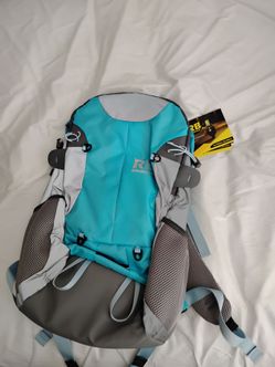 RiderBag Cycling Backpack Teal Gray
