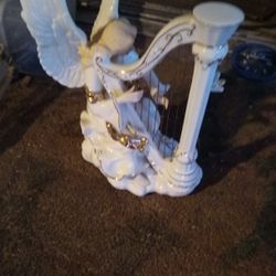 Angel Playing A. Harp