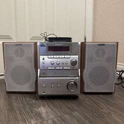 Sony Mini Hi-Fi Stereo System with Speakers