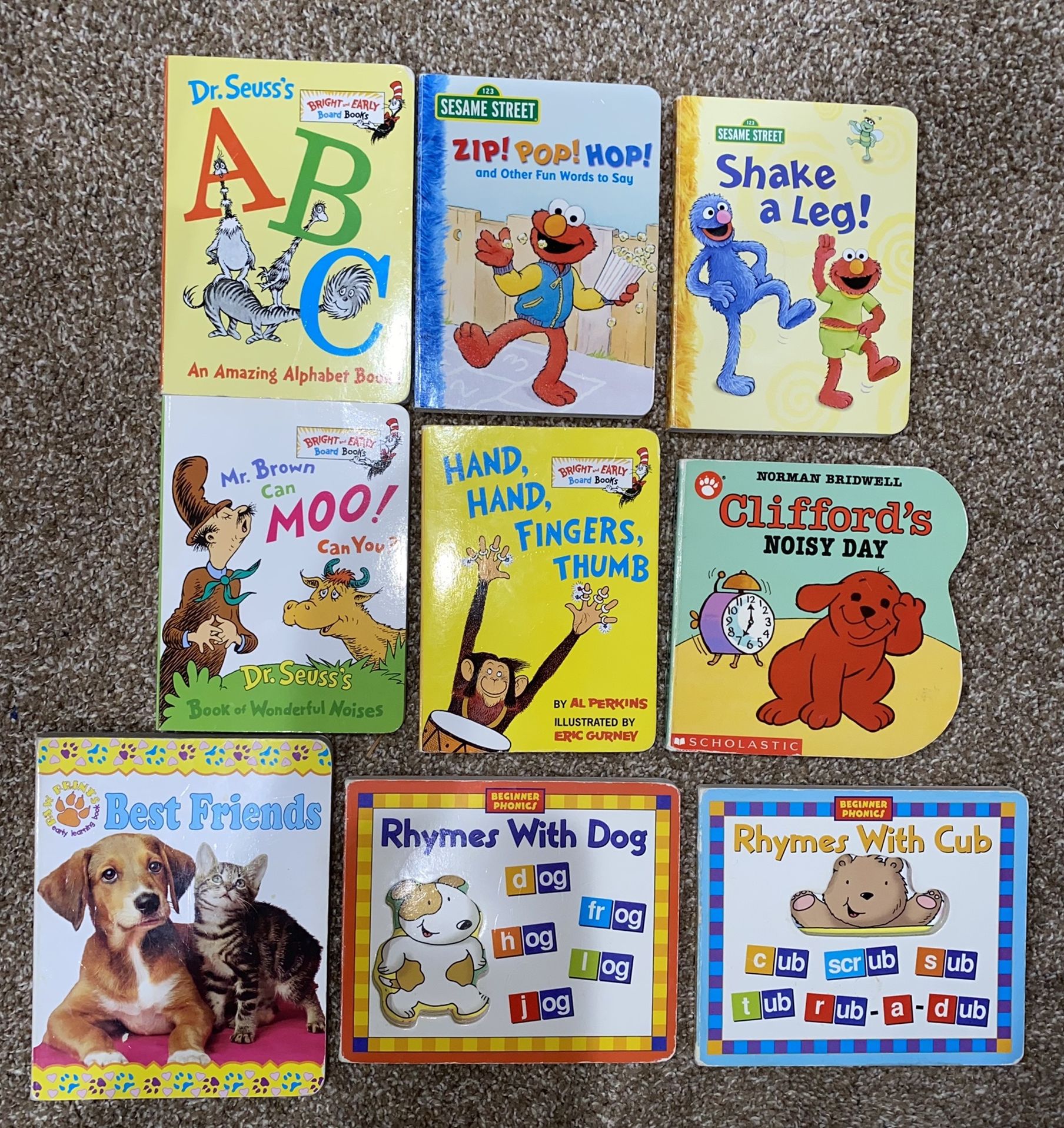 Kids Board Book Set (Group 4 - 9 books)