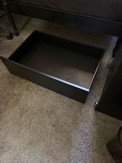 Black Under-Bed Storage Drawer
