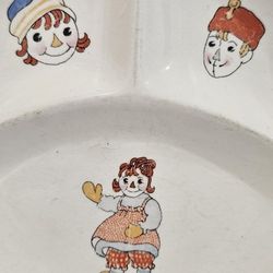 Vintage Raggedy Ann & Andy Dish
