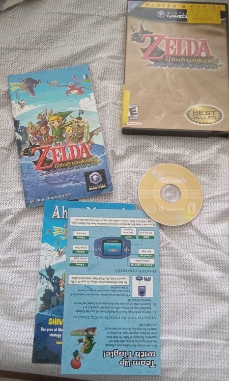 Zelda Wind Waker Nintendo Gamecube Tested