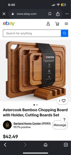 Astercook  bamboo cutting boards