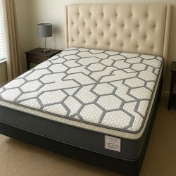 King Size Mattress 14” Inches Thick Pillow Top. Quality and Comfort,  Available All Sizes. New From Factory. Same Day Delivery