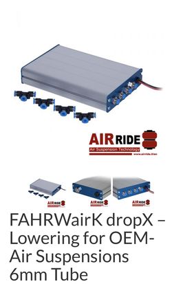 DROPX Air Ride Management Universal For OEM Air Ride Equipped vehicles