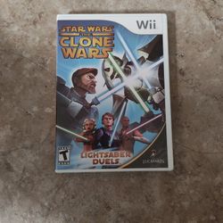 Nintendo Wii Game Star Wars The Clone Wars
