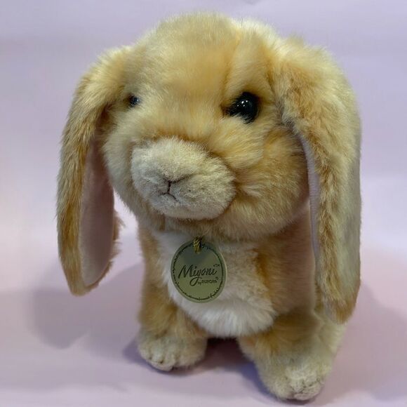 Aurora - Miyoni - 10” Lop Eared Rabbit Tan/Carmel Bunny Rabbit Excellent Used …