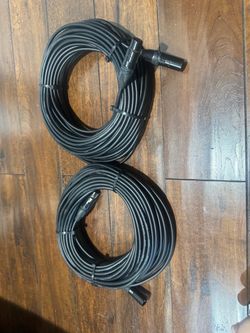2x100ft Neutrik xlr male to XLR Female extension microphone cable or Power active signal audio cable Made in Japan