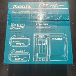 Makita 18v 4.0 Batteries And Charger
