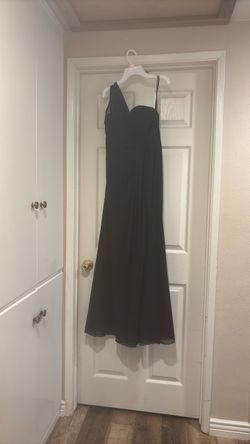 Black formal long dress