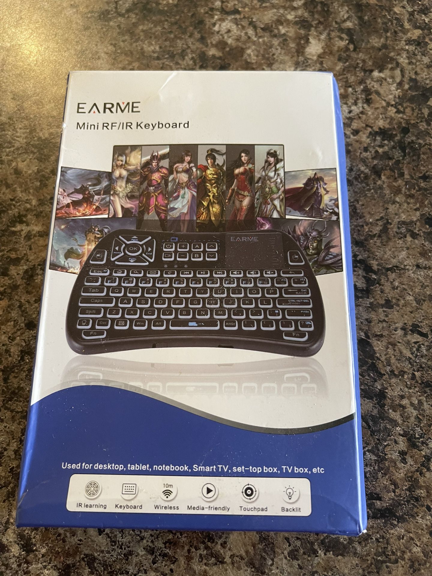 Mini RF/IR keyboard new in the box $25