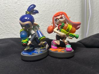 Splatoon Amiibo Inkling Boy + Girl