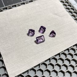 5.90 Ct Total Weight Amethyst Gemstones 