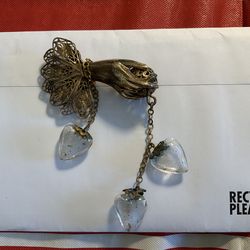 Victorian hand brooch