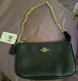 Coach wristlet/leather