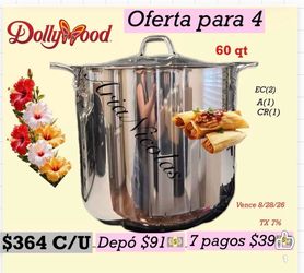 Stainless Steel Stock Pot 60 Qt