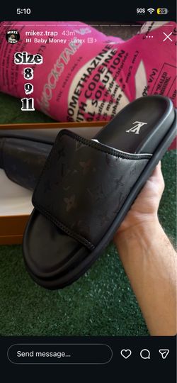 LV monogram slides