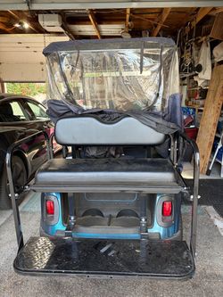 Golf Cart with Rear Seat and Enclosure