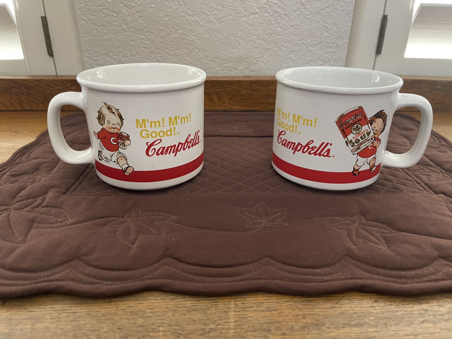 2 VTG Campbell’s Soup M’m! M’m! Good! Mugs