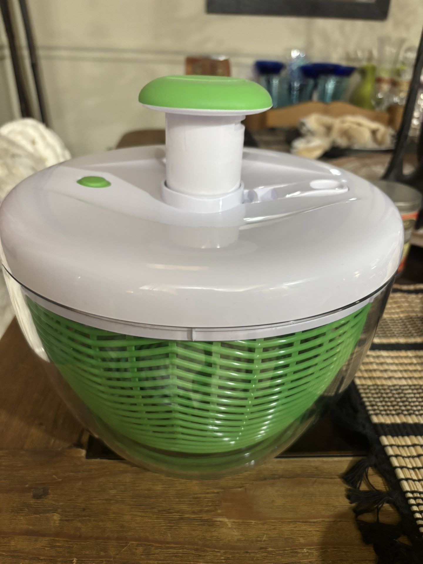 $12! Brand new large Farberware salad spinner.