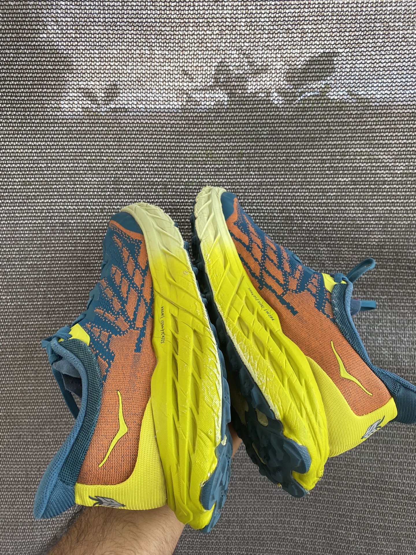 Hoka One One Speedgoat 5 \'Blue Coral Evening Primrose\' Hoka Speedgoat 5 Trail Running Shoes - Blue Coral Eve Primrose main image 3