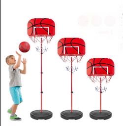 Adjustable Kids Basketball Hoop – 42”–67” Height