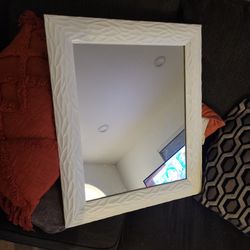 White Frame Mirror