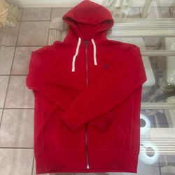 Red polo Ralph Lauren hoodie