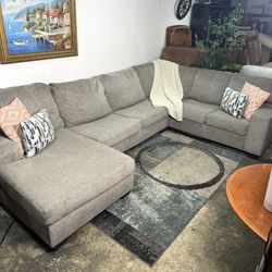 Sectional Sofa Free Delivery Gray U Shape Couch