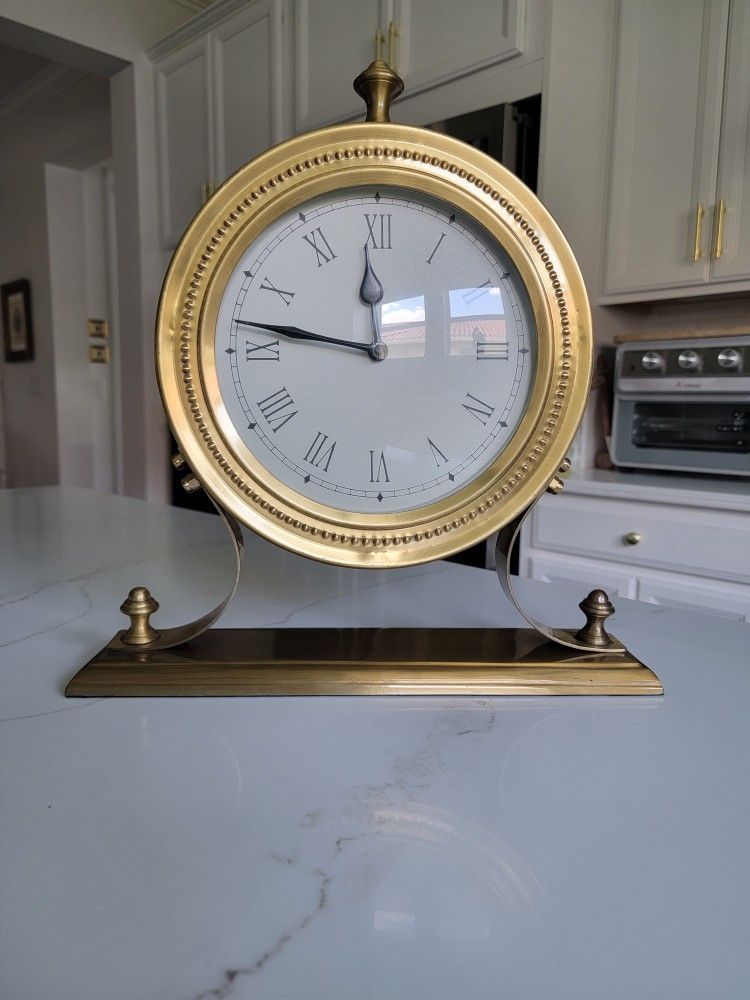 Brass Mantle Clock