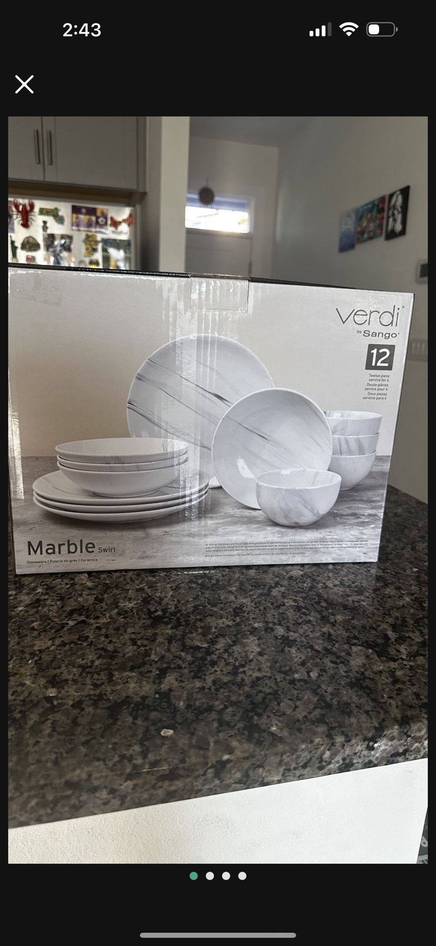 Verdi by Sango 12 piece set unopened