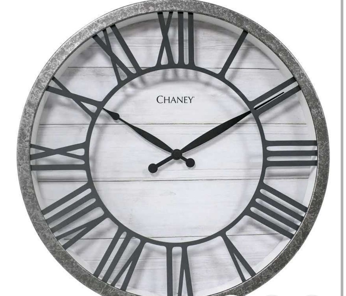 Chaney Wall Clock Tapie Reloj 15.5in