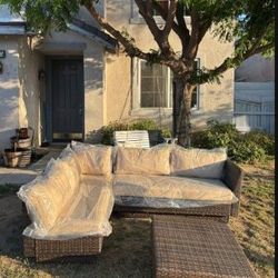 Patio Sofa Set High Quality Costco Quality Sunbrella Quality Cushions Brand New Top Quality Patio Furniture 🚚🆕🚚