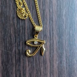 Eye Of Horus Fantasy Gold Chain