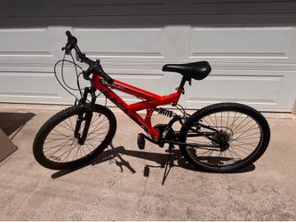Dynacraft 24” 18S Gauntlet Mountain Bike - Dual Suspension