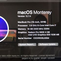 2018 Touchbar iMac Hybrid 16 Gb 500 Storage 