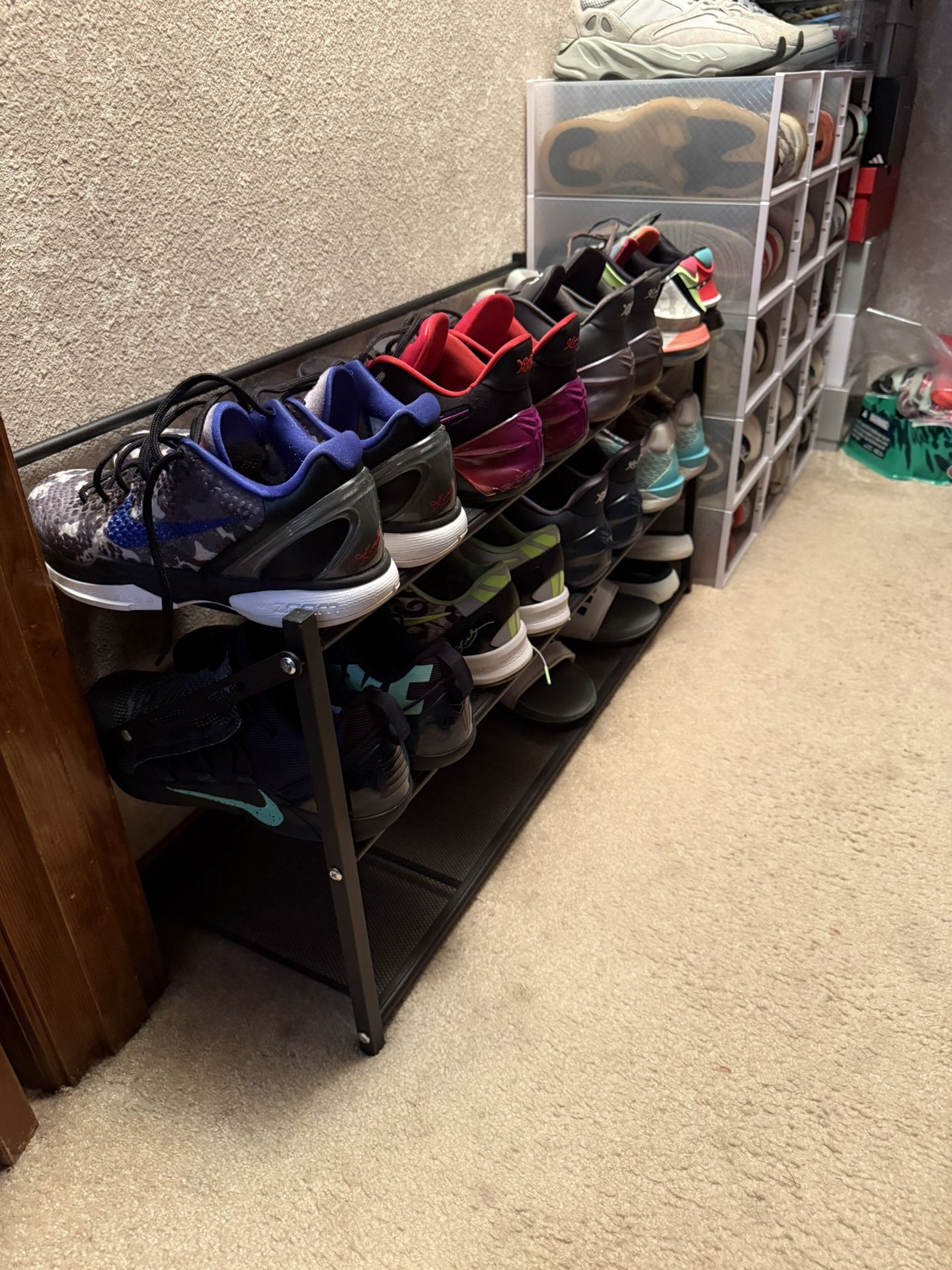 Kobe 6 Urban Camo, Kobe Ad Flip The Switch, Kobe Ad Midnight, Kd 7 What The, Kobe Ad Nxt, Kobe 8 Graffiti, Kobe Ad Nike Id, And Sabrina 2 Titan