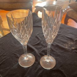 Set Of 2  Gotham Crystal Glass