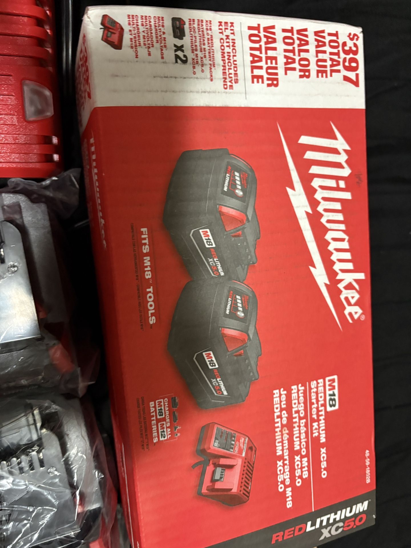 Milwaukee 5ah Battery And Charger