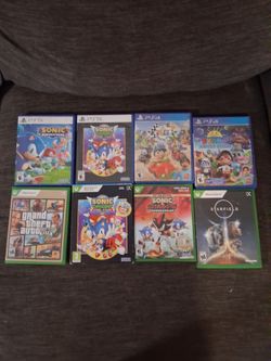 Playstation and Xbox games
