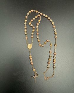 18k Gold Rosary